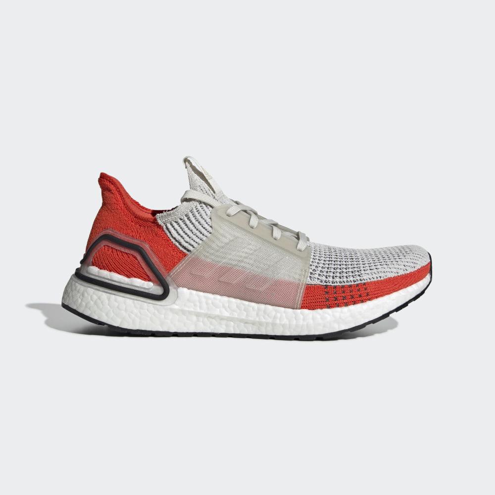 Adidasi Alergare Adidas Ultraboost 19 Dama Romania - Albi/Portocalii F35245